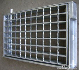 【格栅板标准插接钢格板踏步板价格】_